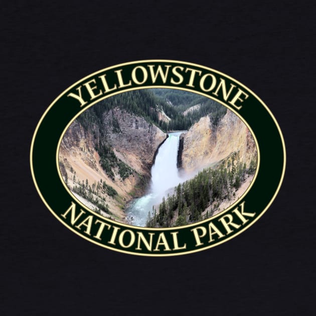Yellowstone Falls at Yellowstone National Park in Wyoming by GentleSeas